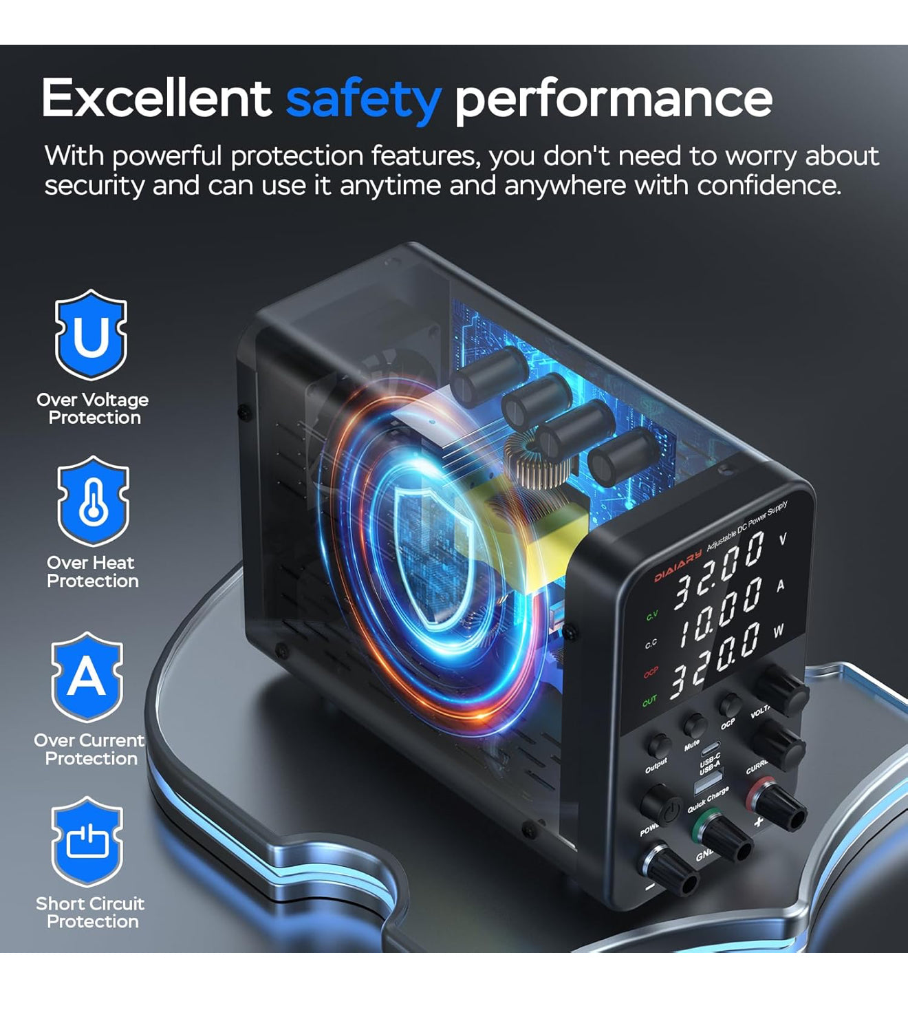 Retail $66 DC Power Supply
