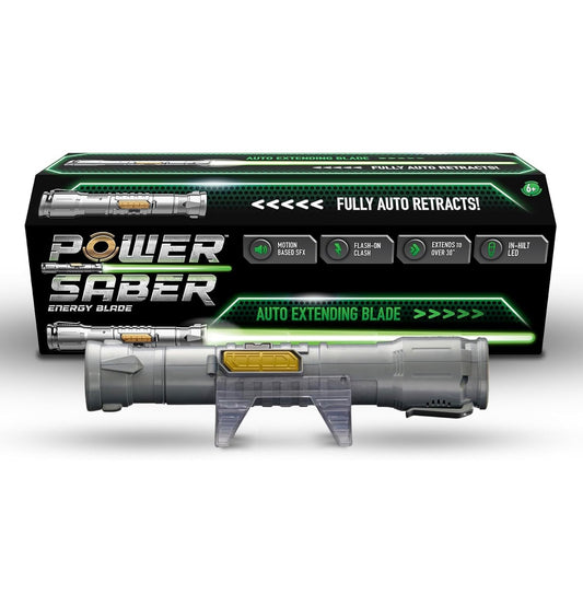 Retail $40 Green Automatic Light Saber