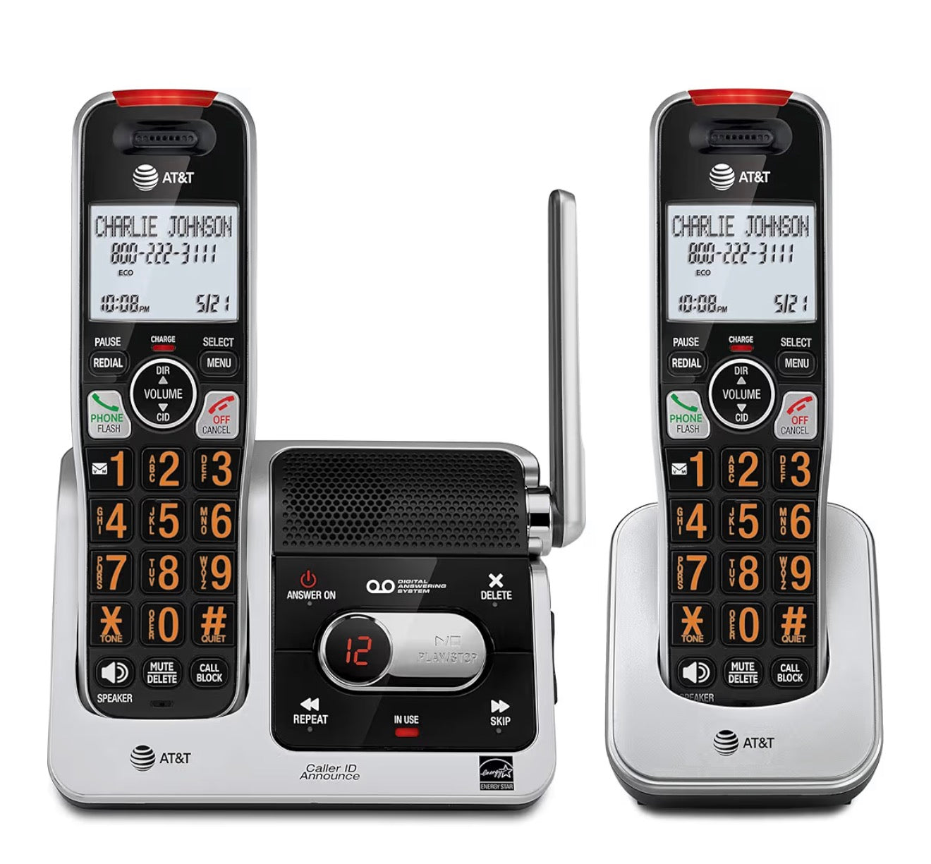 AT&T 2-Headset Cordless Phones Retail $68