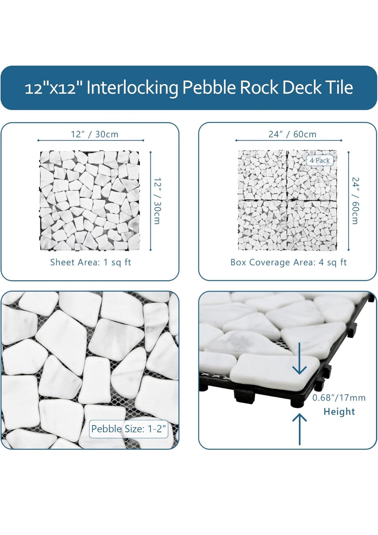Retail $50 INTERLOCKING TILE
