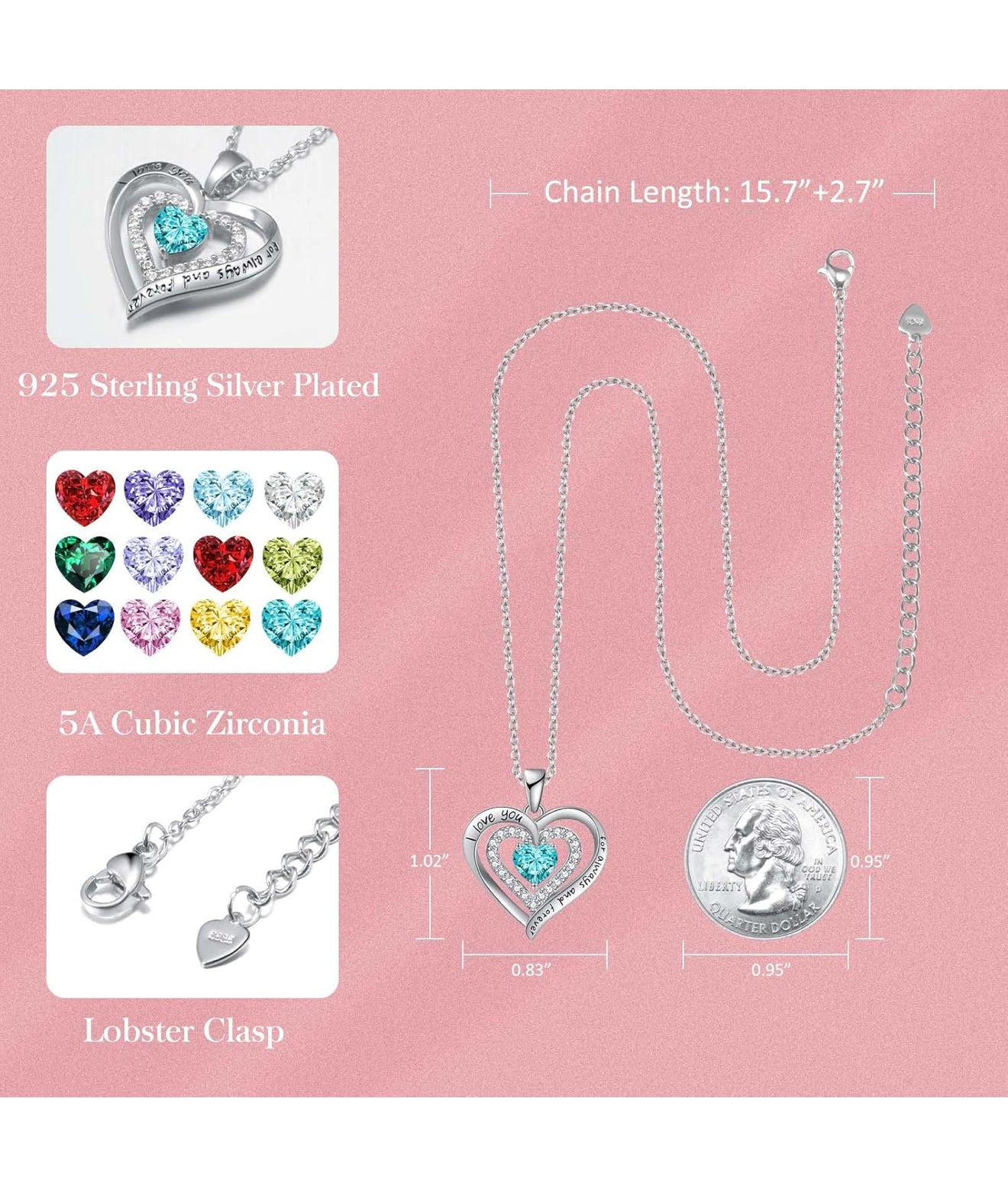 Retail $130 Heart Shaped Necklace