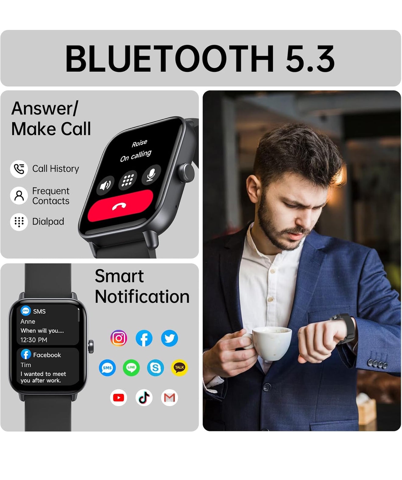 Retail $30 Smart Watch IDW19
