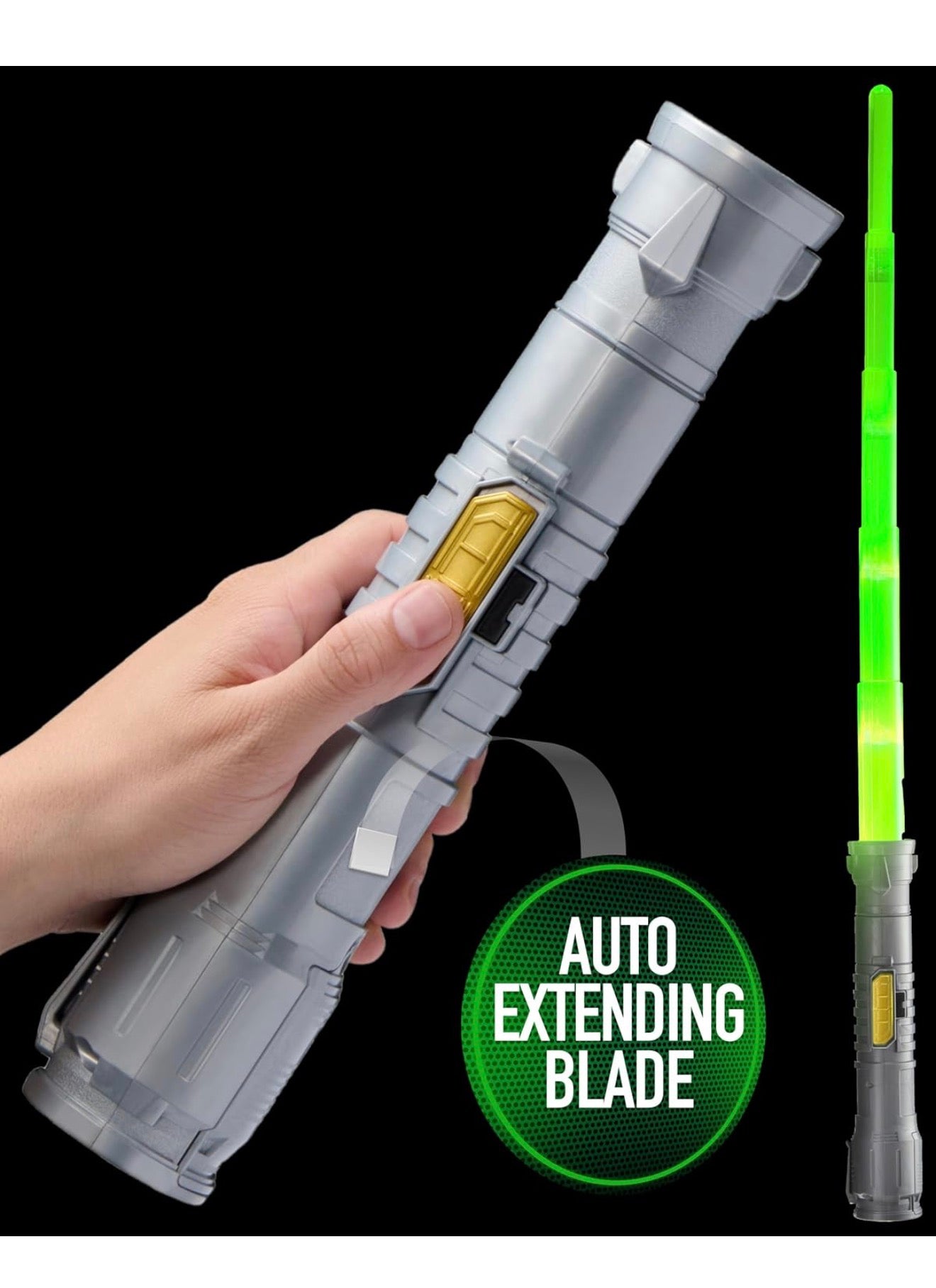 Retail $40 Green Automatic Light Saber