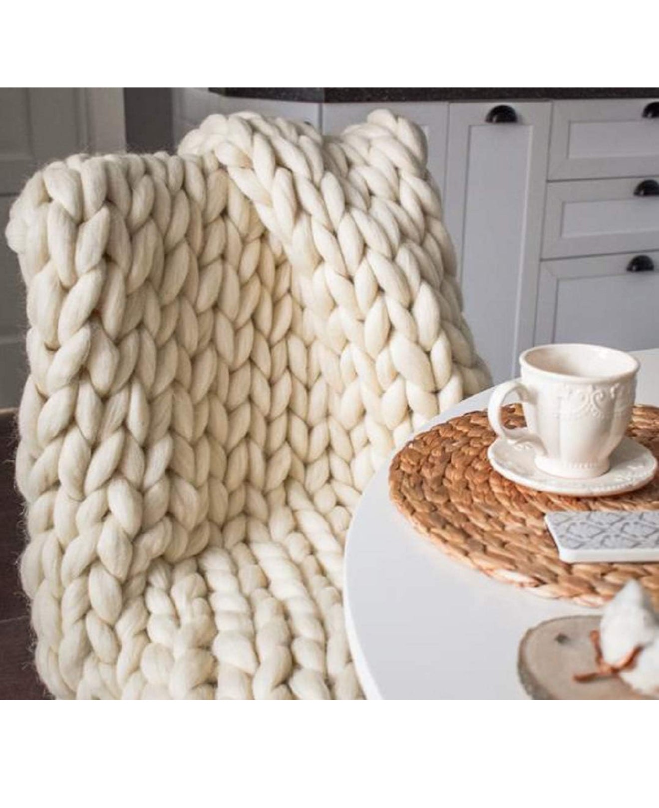 Retail $90 Chunky Knit Blanket