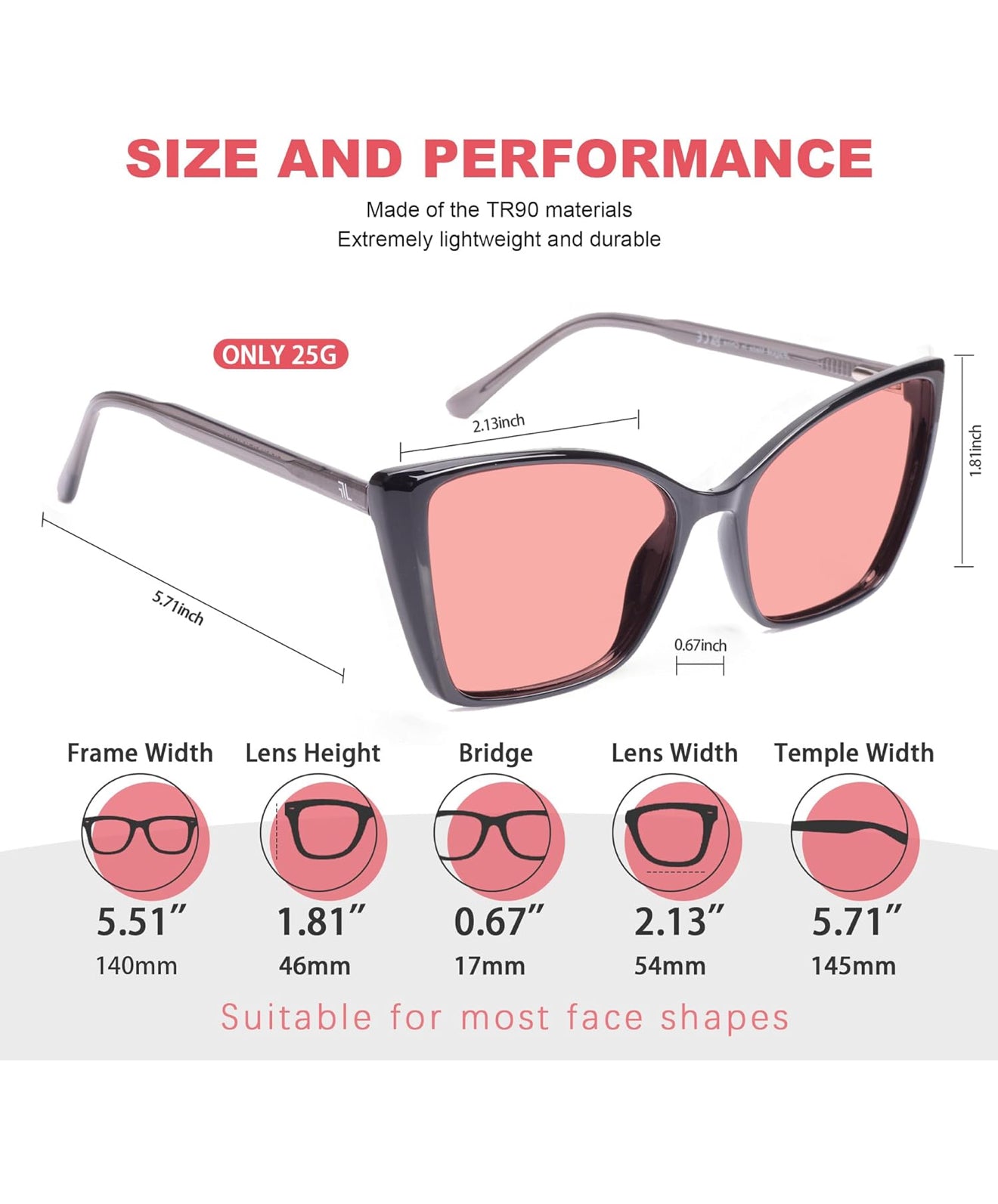 Retail $40 Light Sensitive Sunglasses 2pk