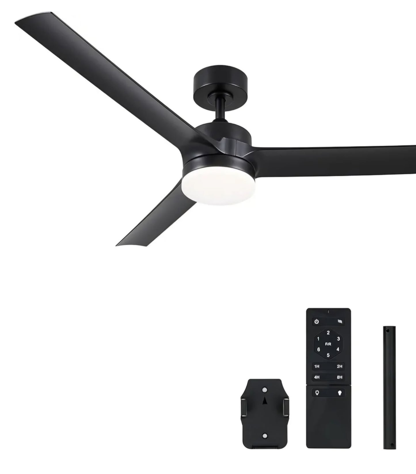 Retail $110 52in Black Ceiling Fan