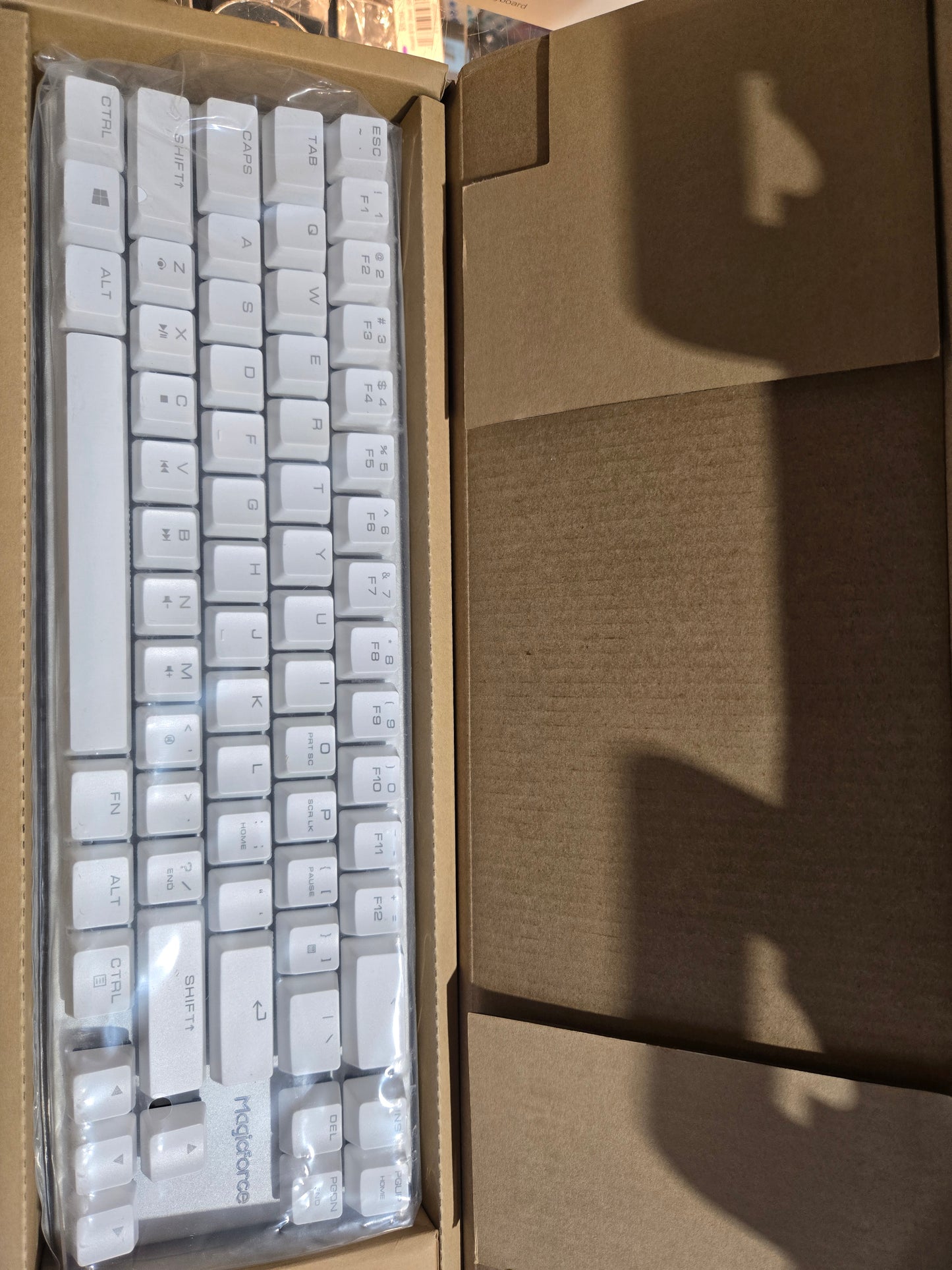 Retail $30 Magicforce Wired Gaming Keyboard white or black
