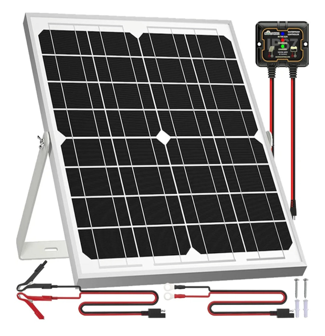 Retail $65 20w Solar Battery Charger and Maintainer