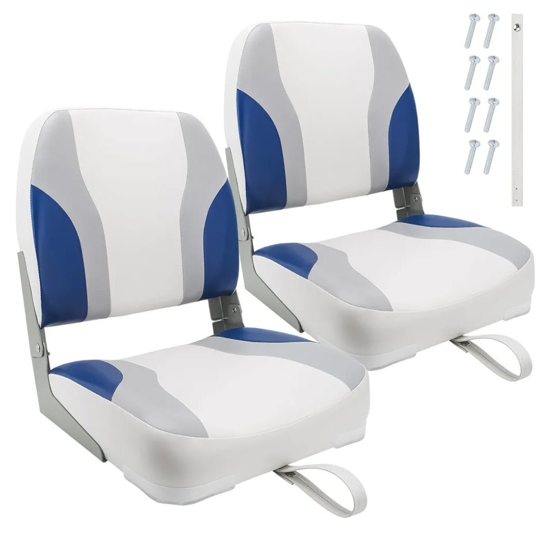 Retail $115 Low Back Boat Seat 2pk