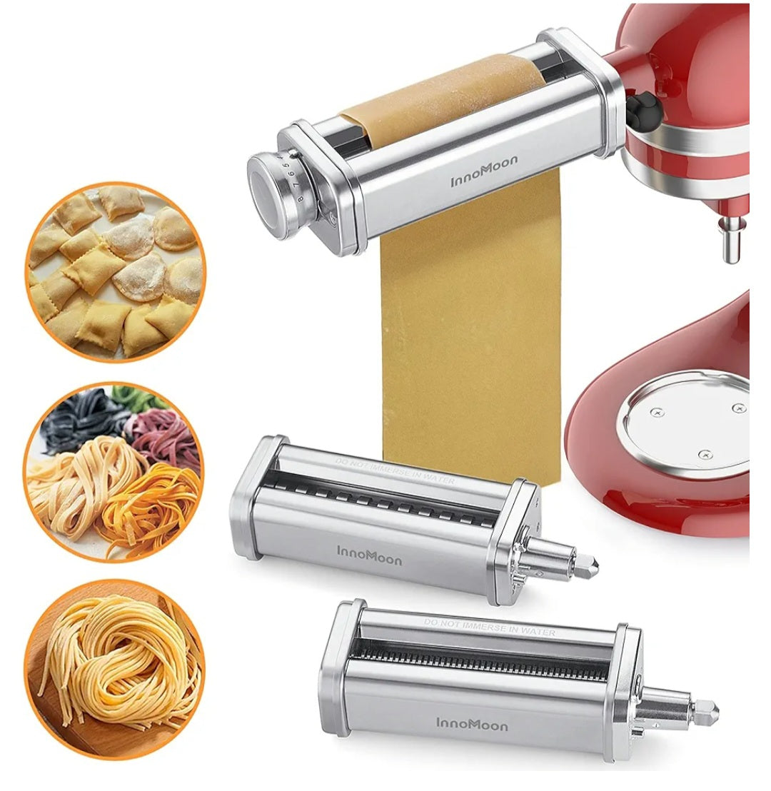 Retail $100 Kitchen Aid Pasta Roller and Cutter 3pc