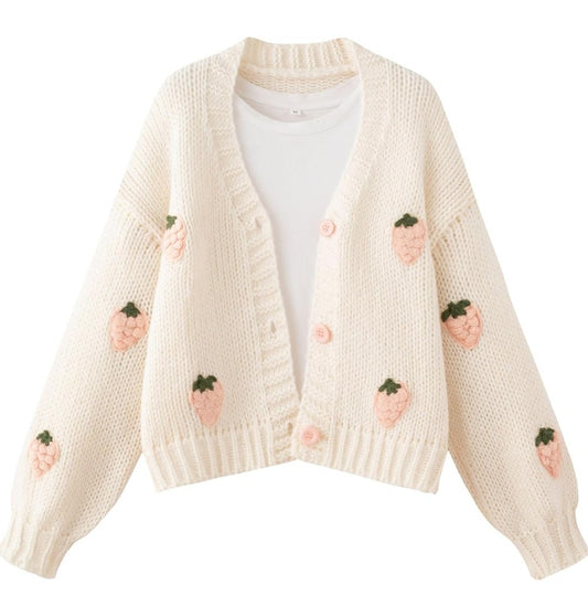 Retail $35 Women Strawberry Sweater(Small)