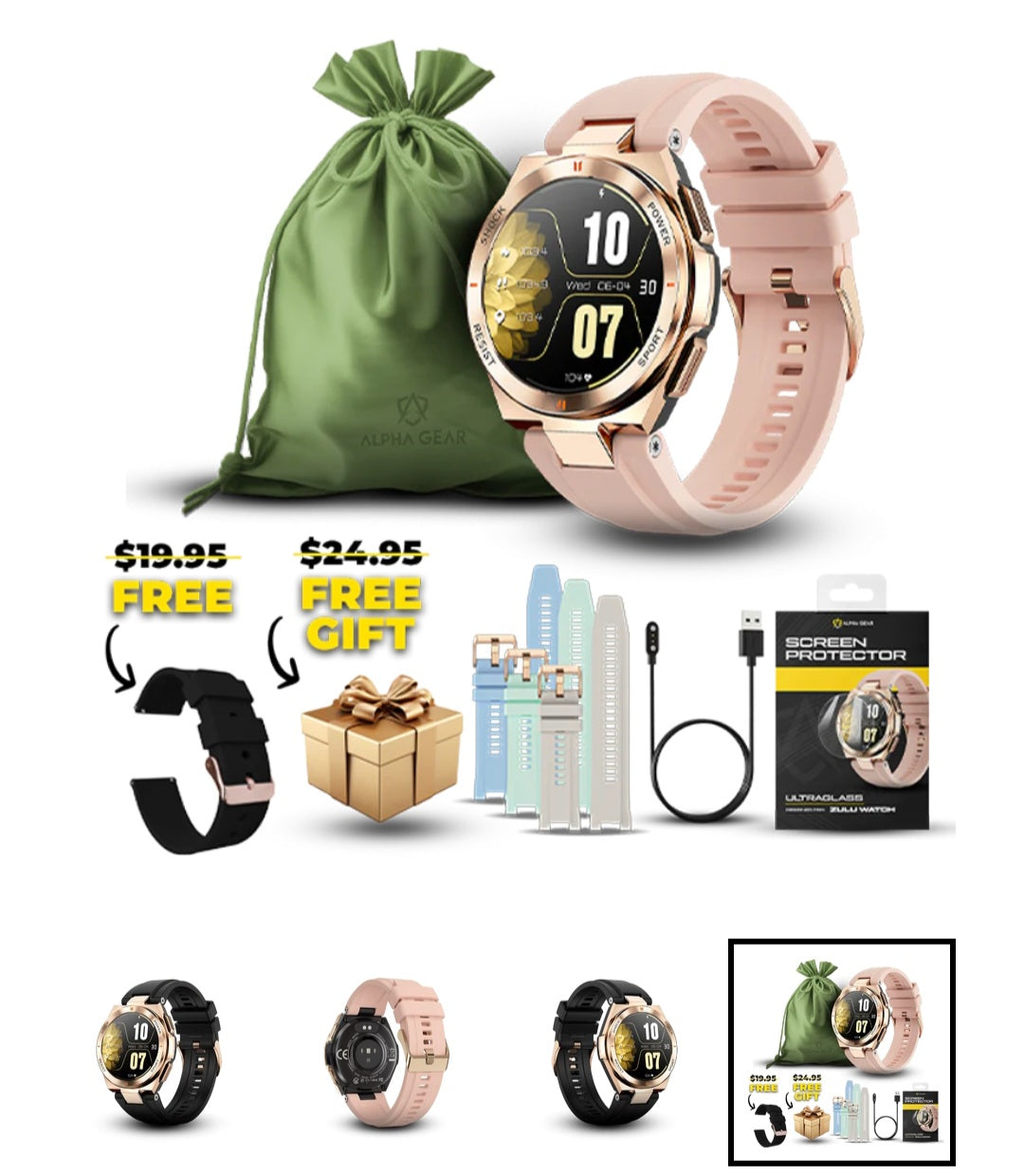 Retail $300 Zulu Smart Watch