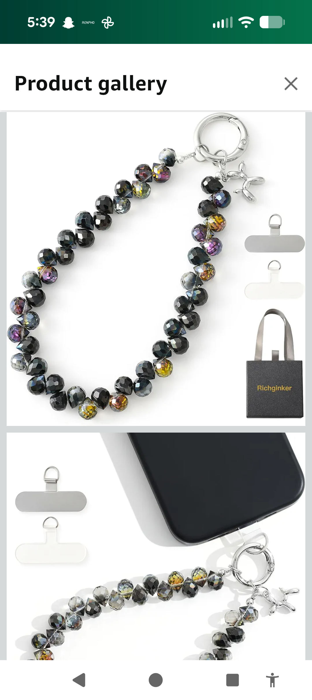 Charm Chain Keychain