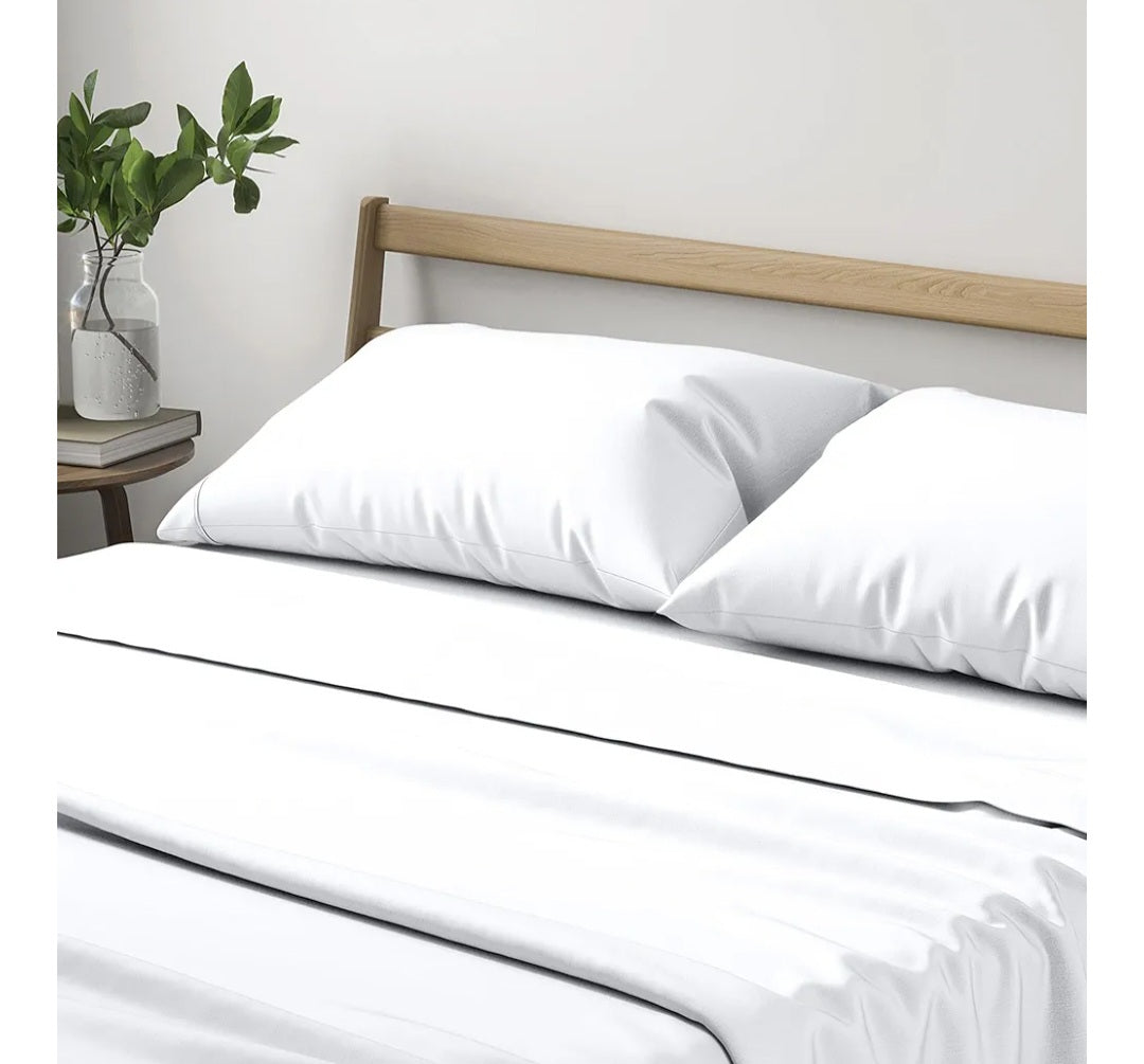 Retail $90 King Sheet Set White