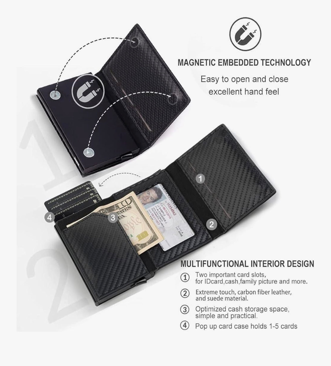 AirTag Wallet Black Retail $36