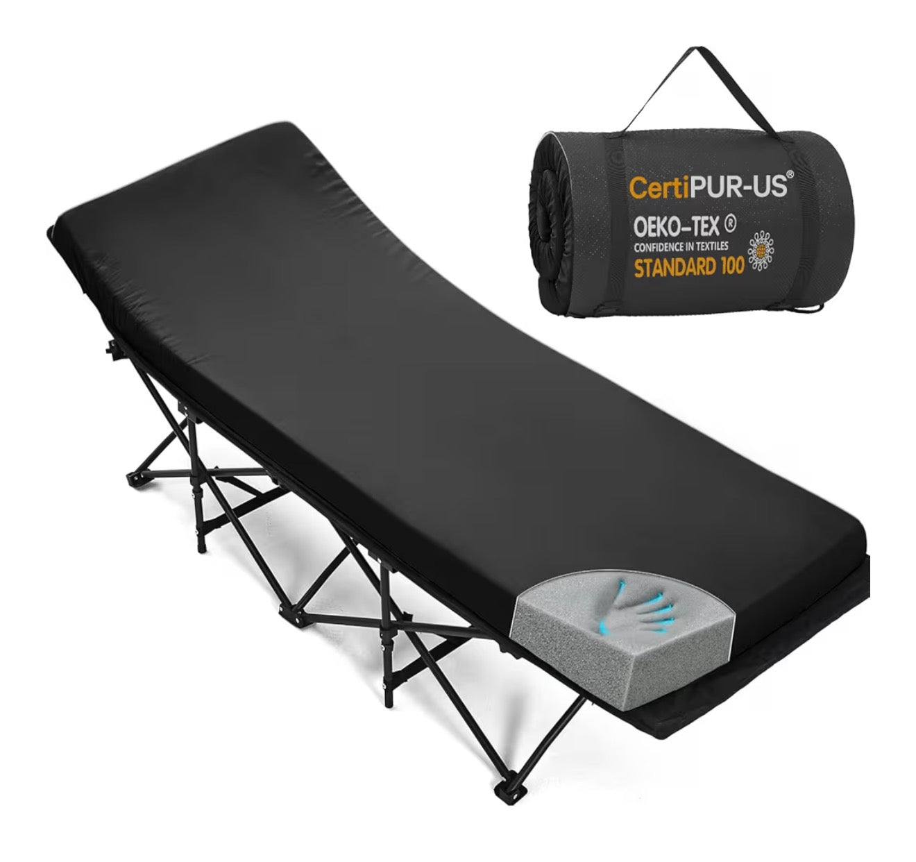Camping Cot Mattress 2” Retail $54