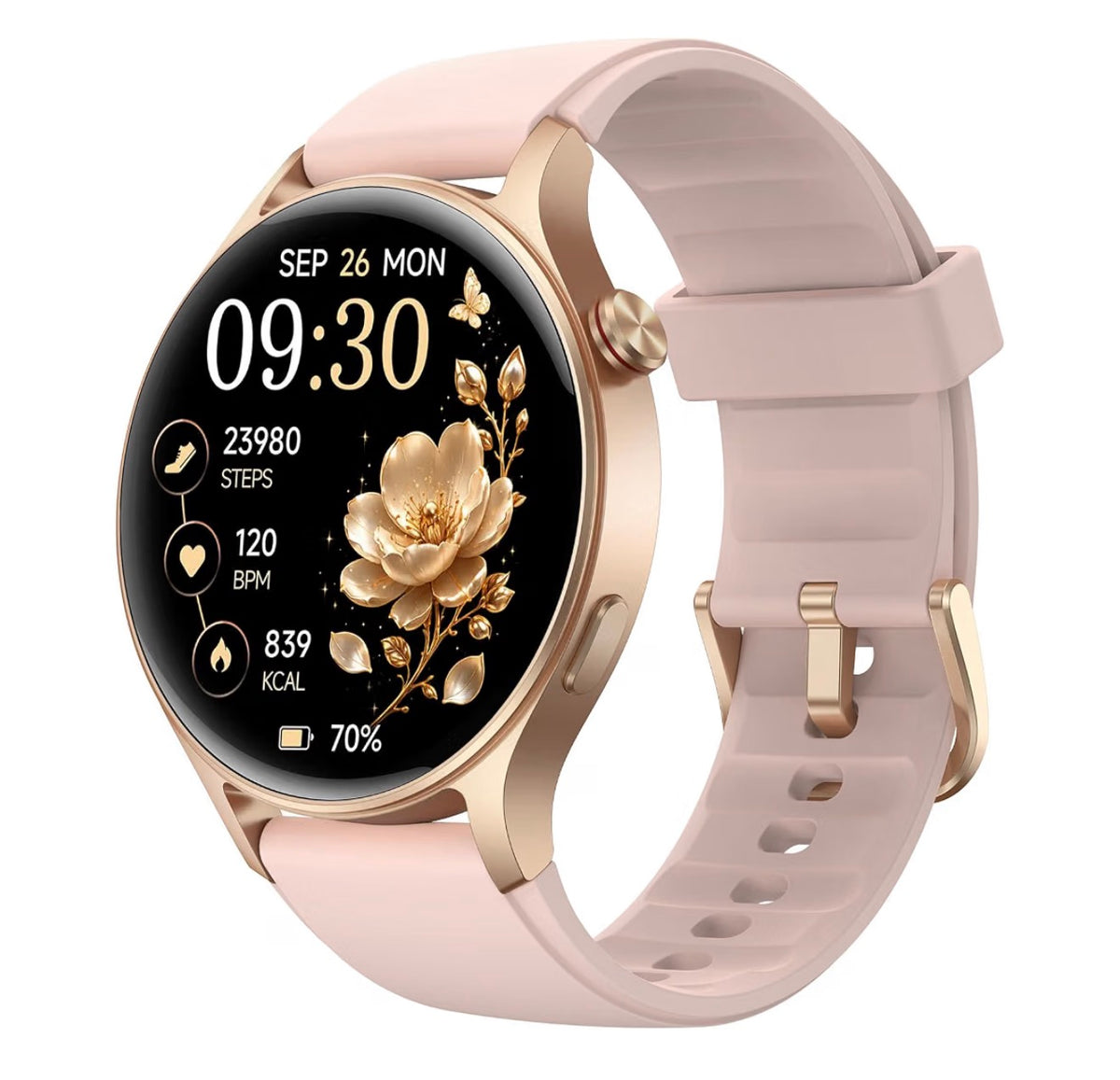 Retail $65 Smart Watch Rose Gold
