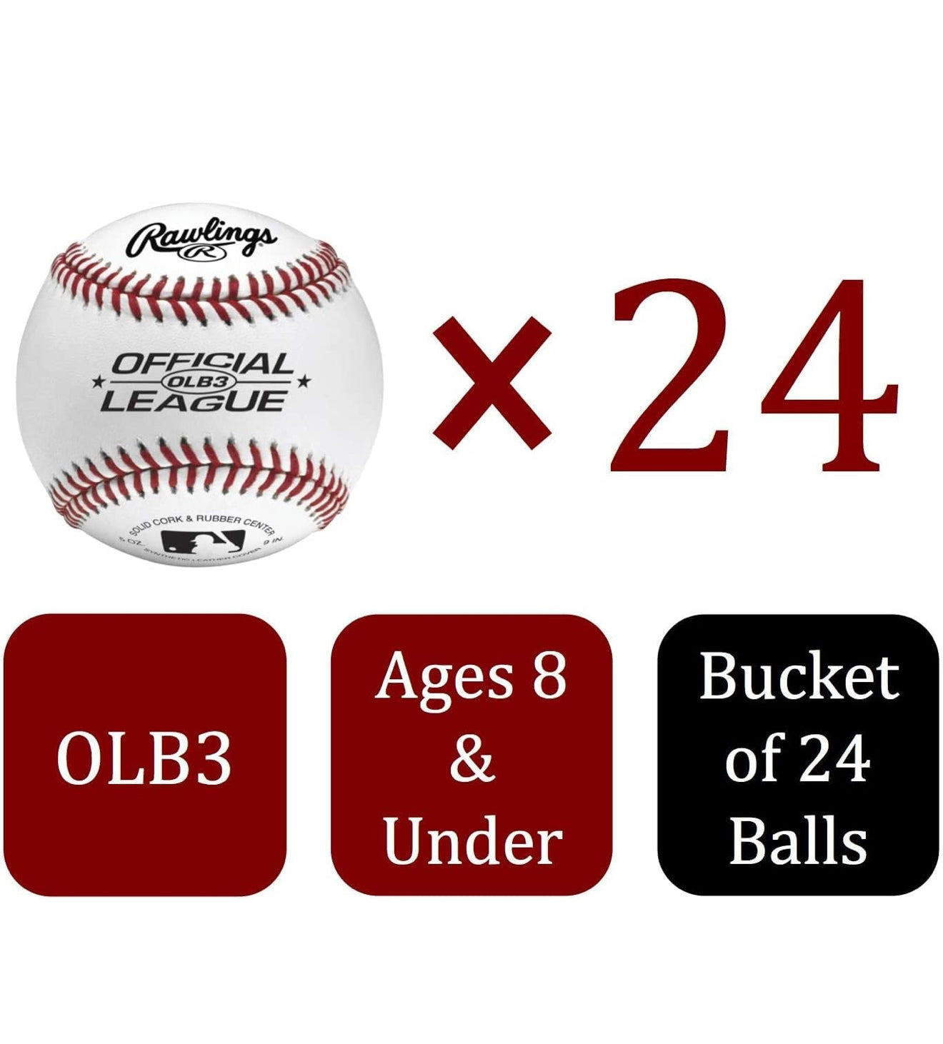 Retail $55 Youth 8U Baseballs