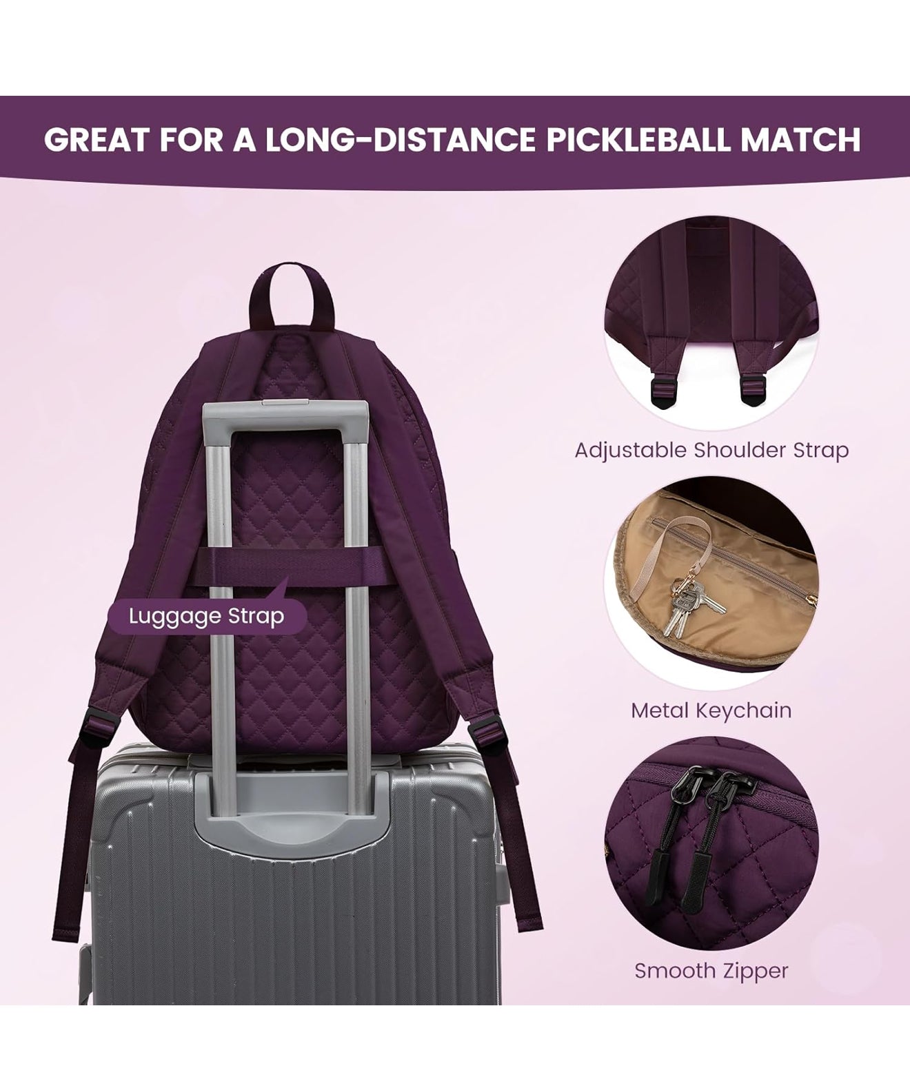 Retail $43 Tennis/Pickleball Backpack