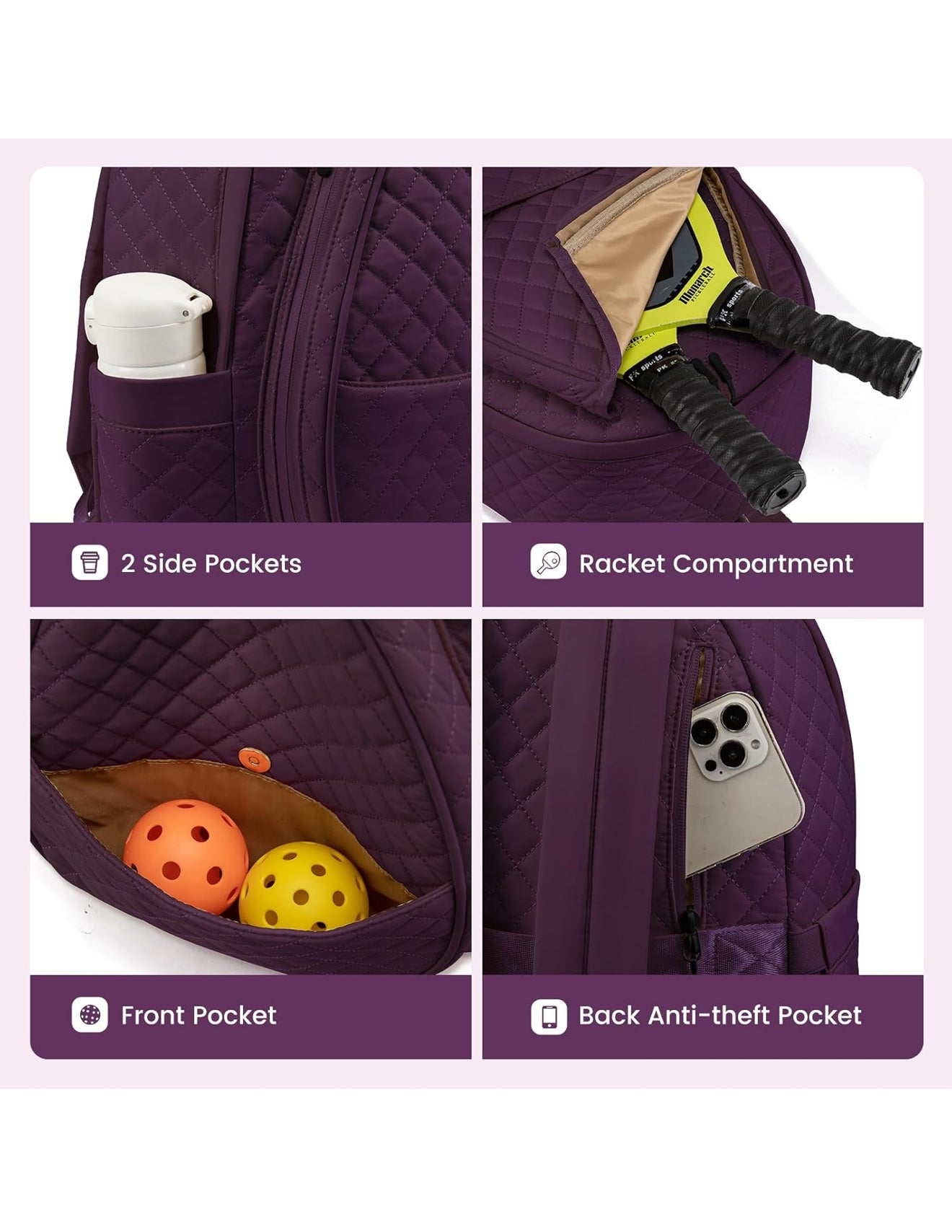 Retail $43 Tennis/Pickleball Backpack