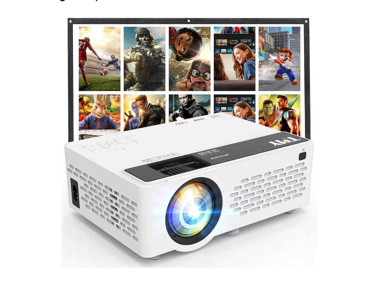 Full HD Portable Projector Retail $80