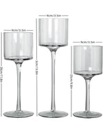 Retail $35 Glass Candleholders