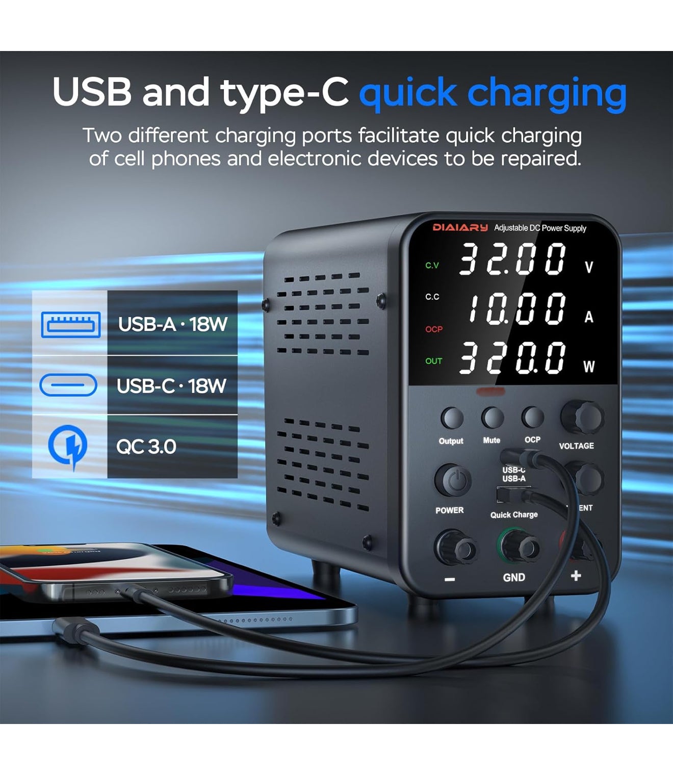 Retail $66 DC Power Supply