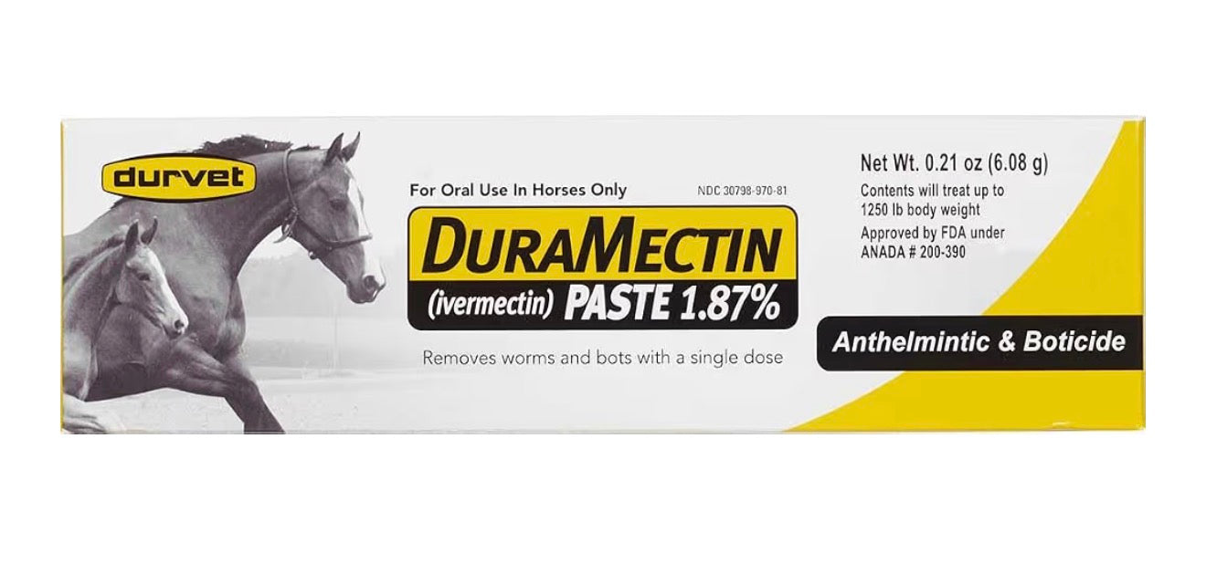 Horse Ivermectin Paste Retail $17