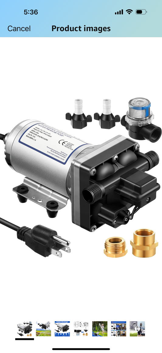 Retail $87 WATER PUMP