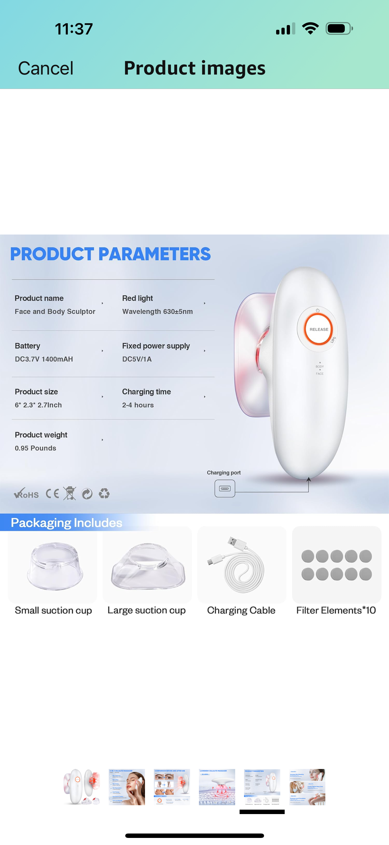Retail $110 Body Sculpting Machine