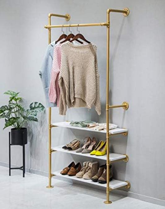 Clothing Rack with Shelves, Retails $155