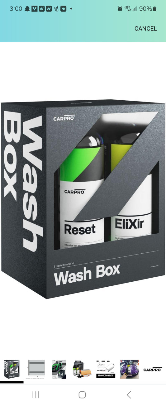 Wash Box Retail $70