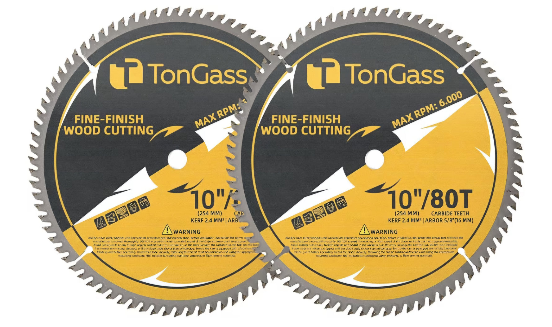 Retail $30 2pk 10in 80T Saw Blade