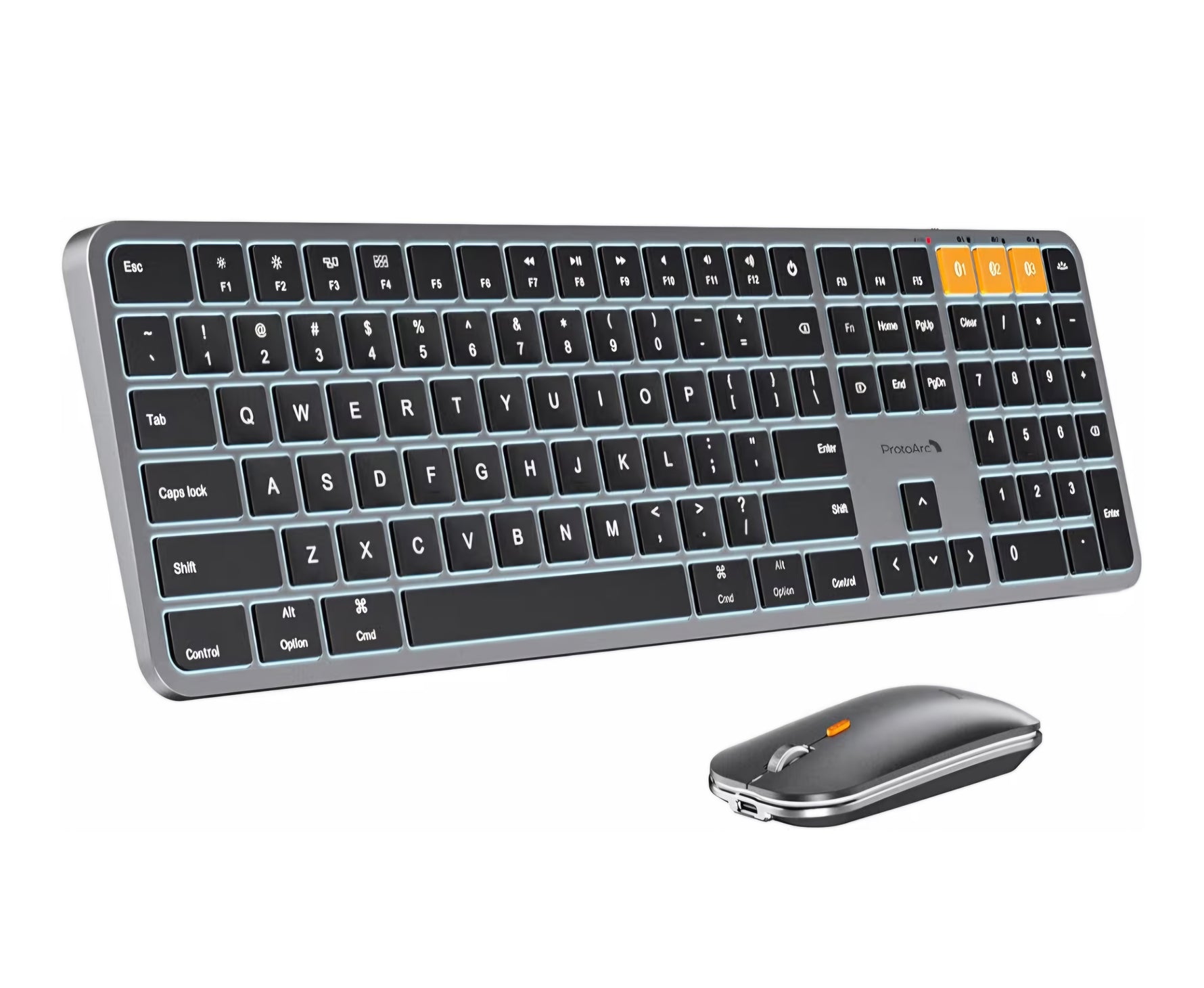 Retail $60 KM100-A ProtoArc Keyboard/Mouse Combo