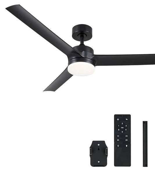 Retail $110 52in Black Ceiling Fan