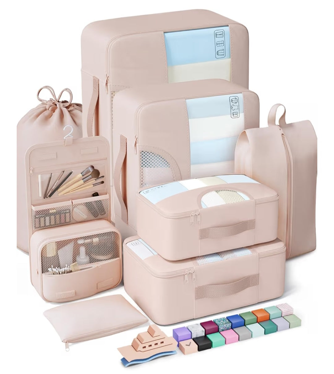 Retail $23 8pc Travel Packing Cubes Set