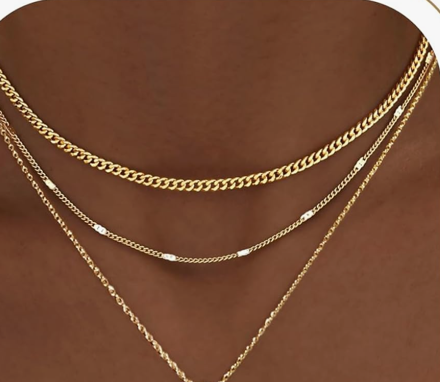 Gold Necklace Set