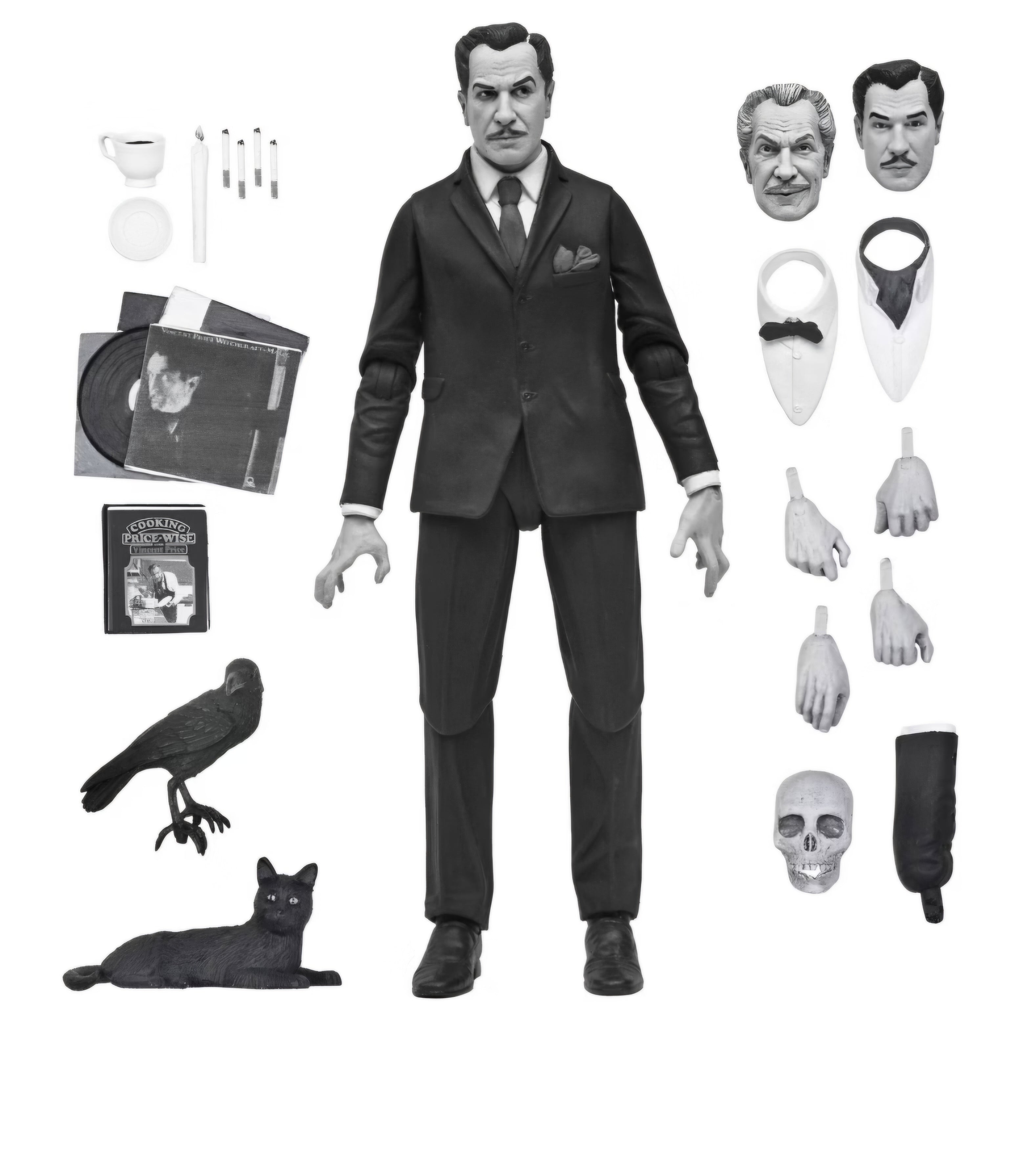 Retail $40 Vincent Price B/W Figure
