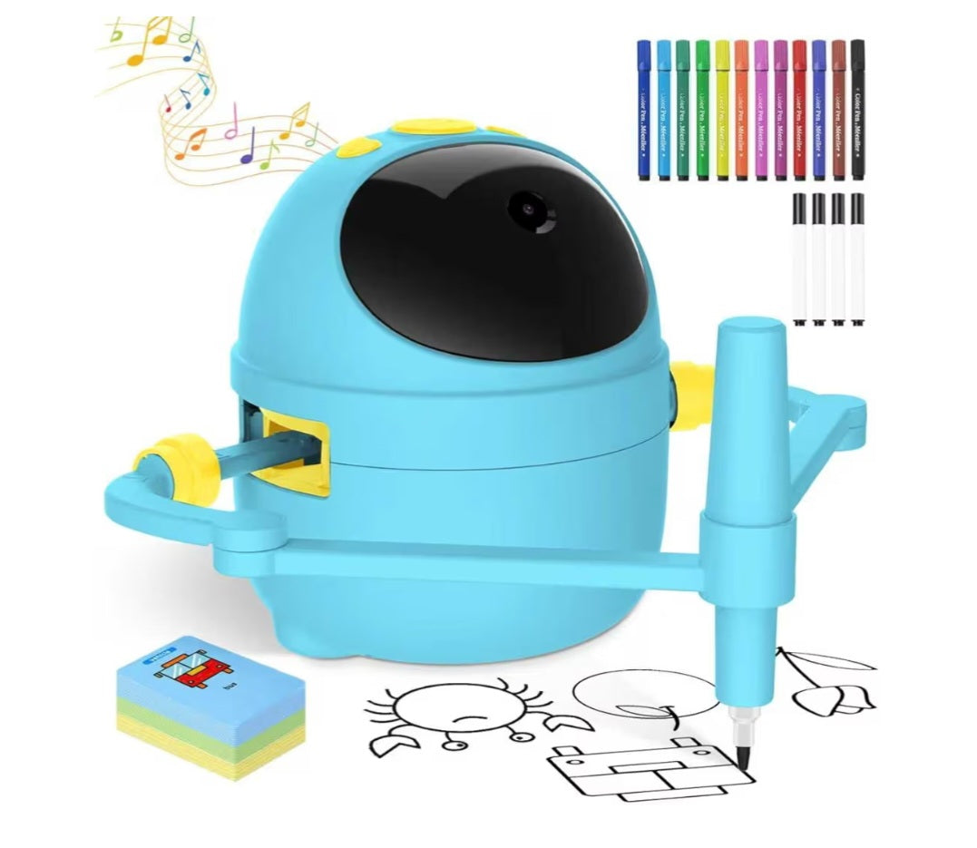 Retail $56 Drawing Robot Blue