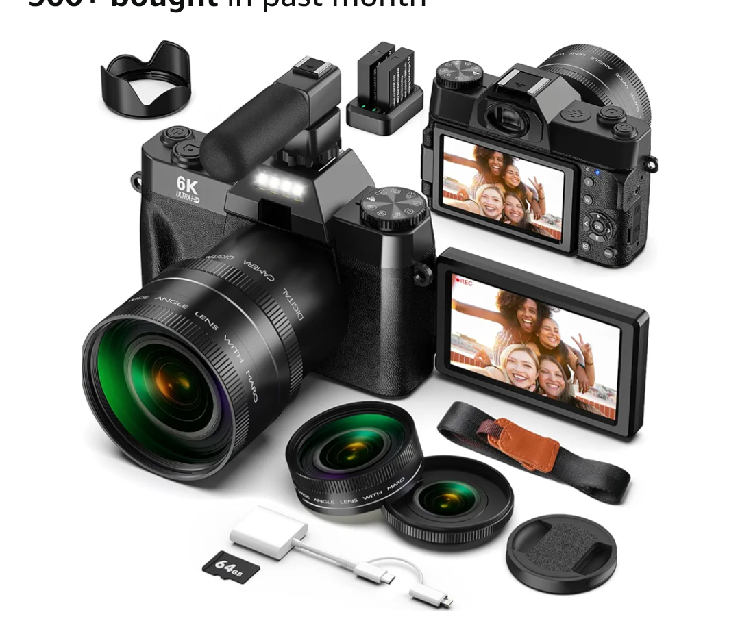 6K Ultra HD Digital Camera