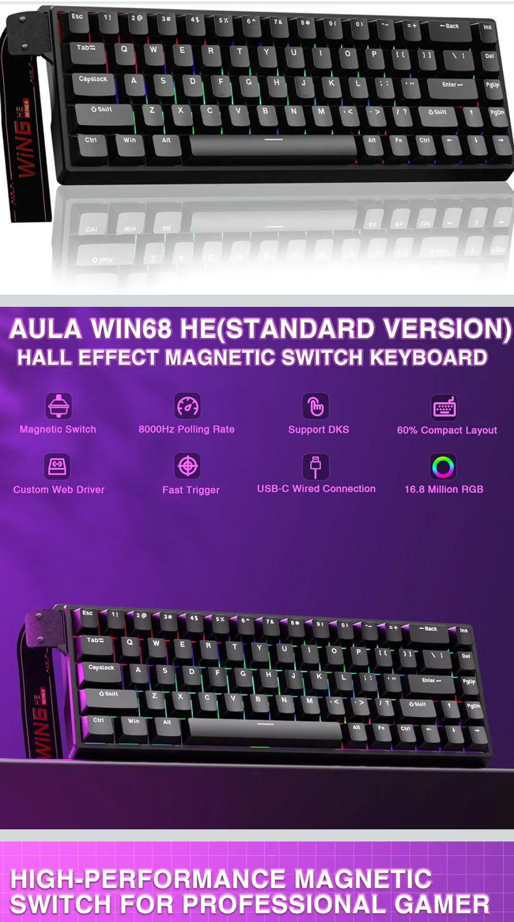 Gaming Keyboard Retail $60