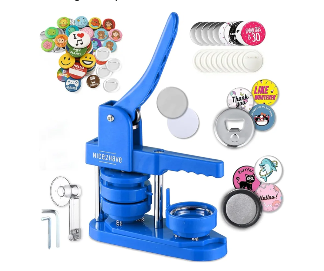Button Maker Machine Retail $60