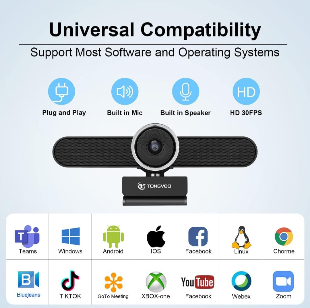 Retail $160 Tongveo 4k Webcam