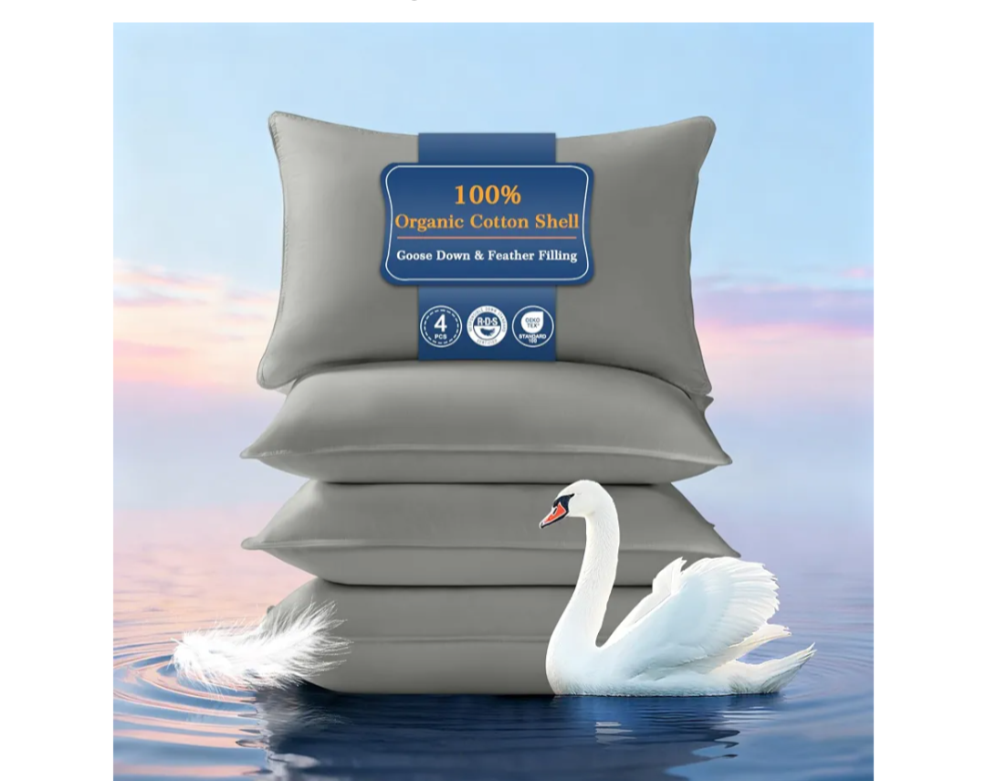 Goose Down Pillows (4set)