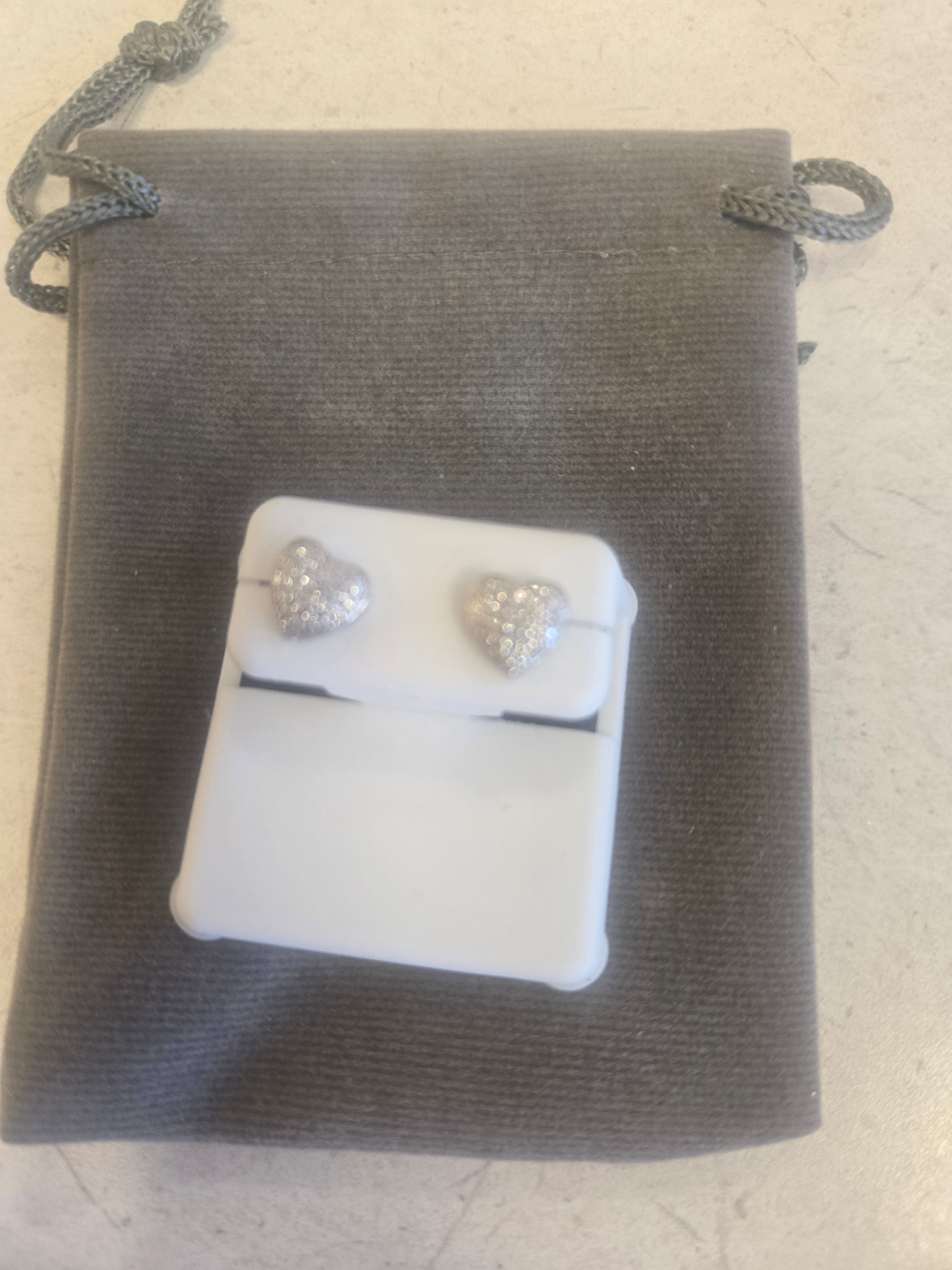 Heart Ear Ring 925 Silver