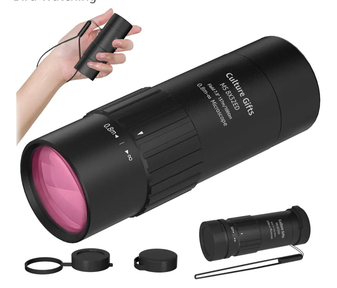Retail $44 RoHS Mini Monocular 8x32