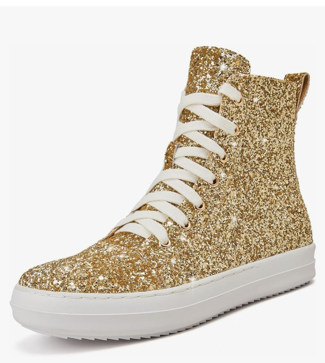 Gold Glitter Shoes(10)