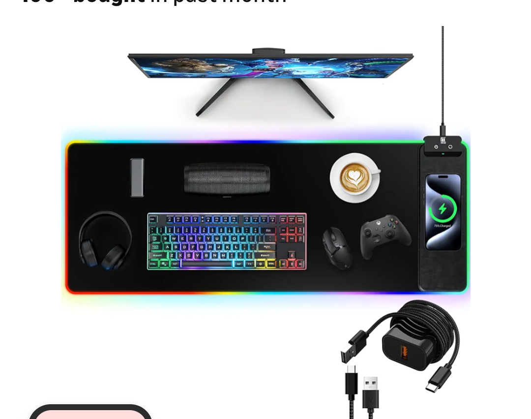 Gaming Mouse Charging Pad