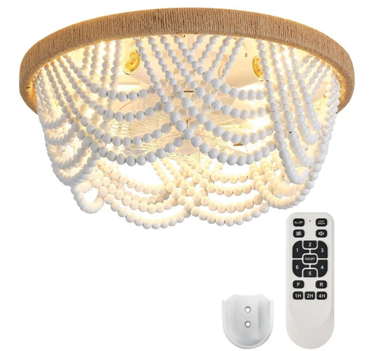 Retail $140 Beaded Ceiling Fan