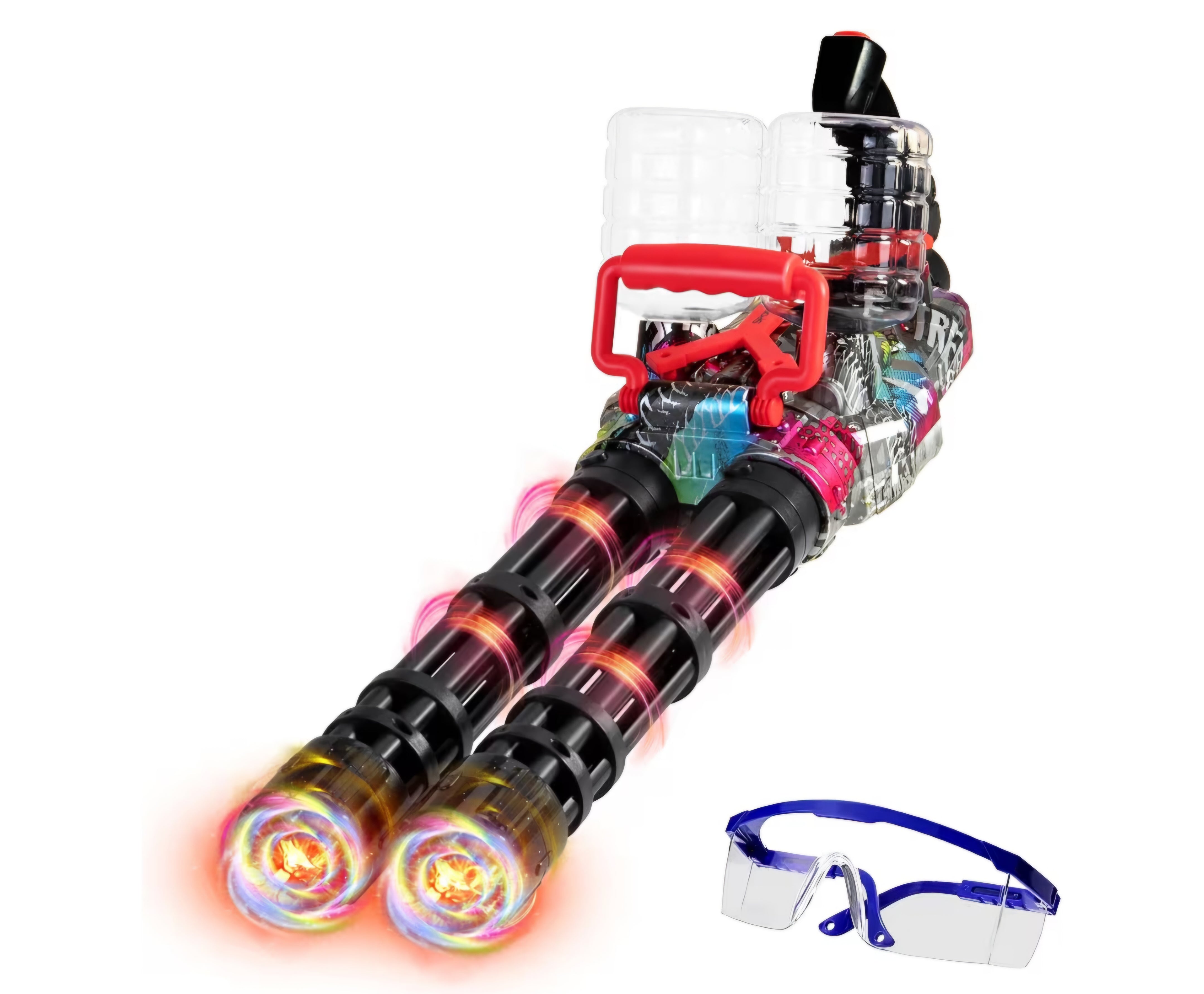 Retail $50 Dual Rotating Barrels Gel Gun